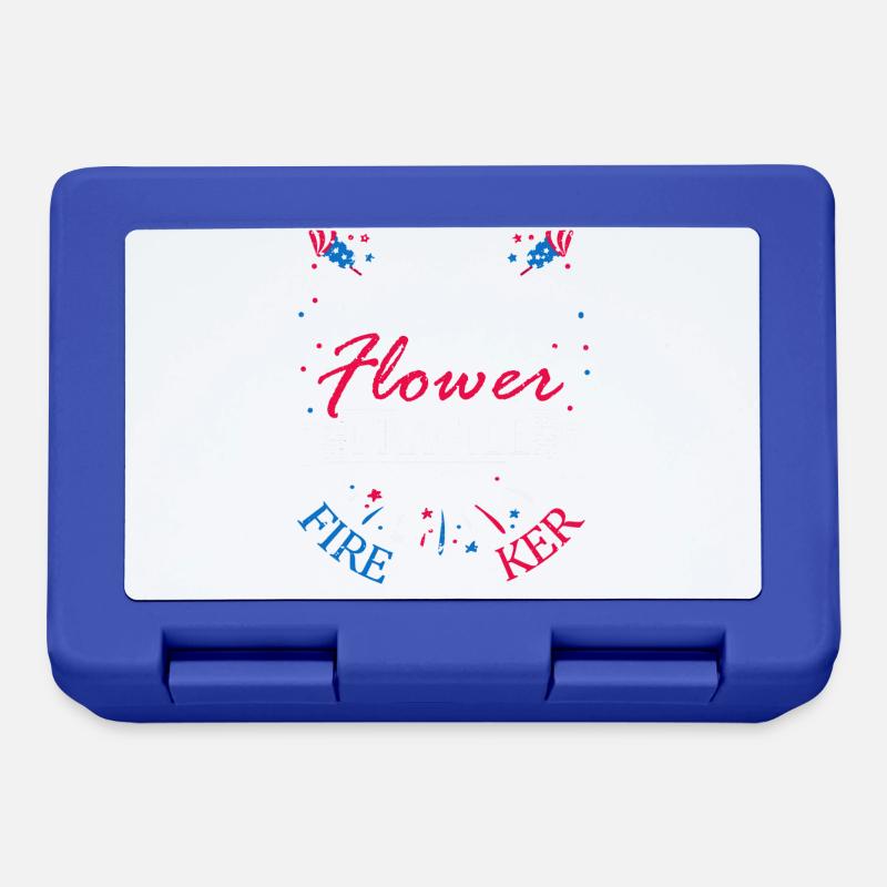 Nicht Zerbrechlich Wie Eine Blume 4. Juli - Brotdose - Royalblau