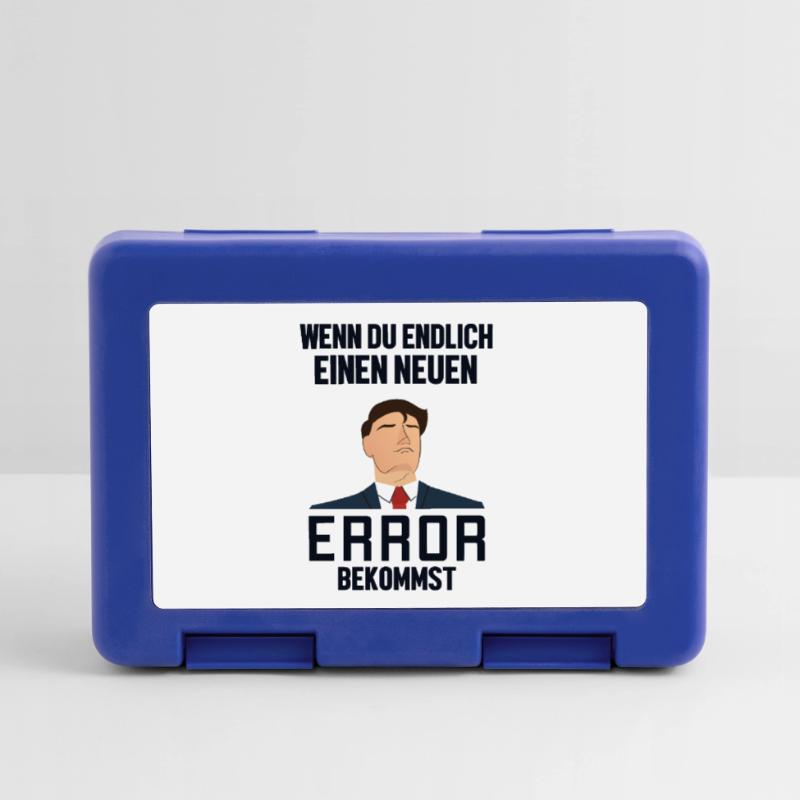 Neuen Error Bekommen Developer Coder Programmierer Brotdose
