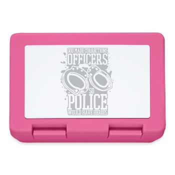 Correctional officer Guard Law enforcement officer - Lunchbox - pink - Front