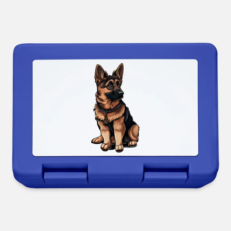 Deutscher Schäferhund Hund Malinois - Brotdose - Royalblau