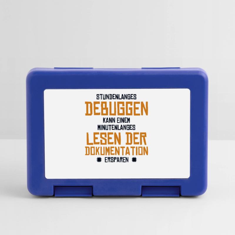 Stundenlanges Debuggen Softwareingenieur Coder Brotdose