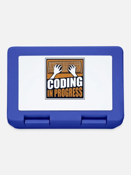 Coding In Progress Softwareingenieur Developer - Brotdose - Royalblau