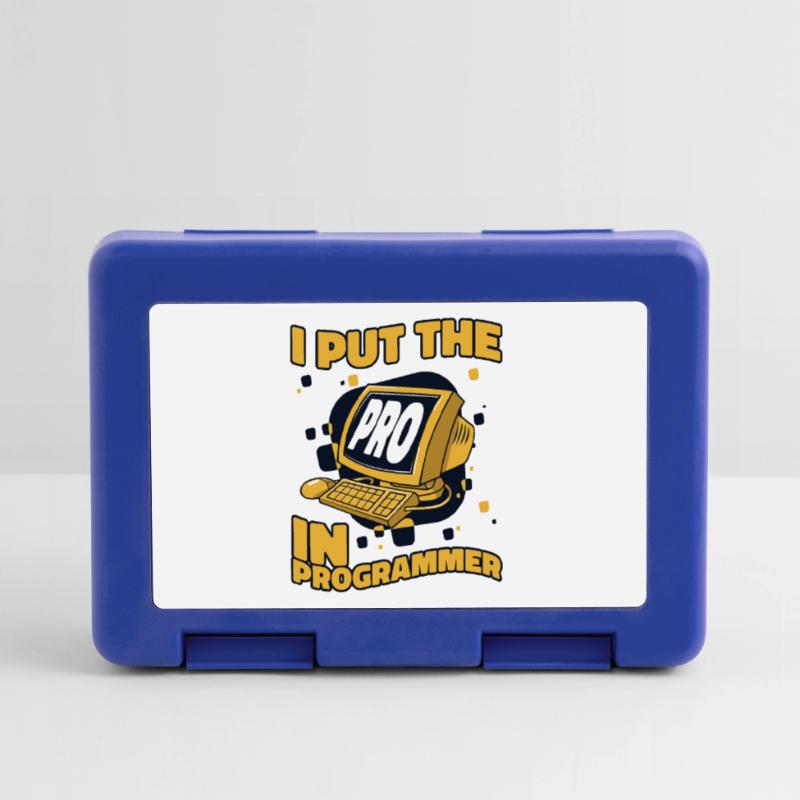 J’ai mis le pro dans Programmeur Developer Coder Boîte à goûter