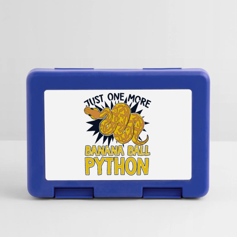 Just One More Snake Python Banana Ball Python Lunchbox