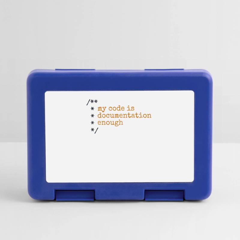 My Code Is Documentation Enough Developer Lunchbox