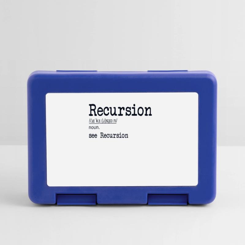 Recursion Definition Developer Coder Programmierer Brotdose