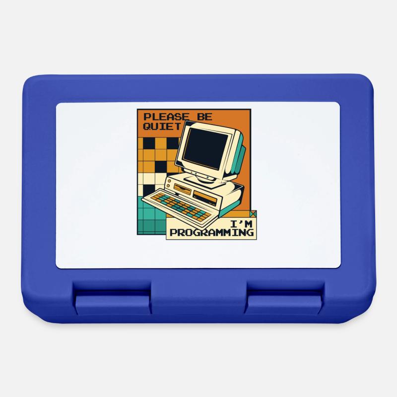 Please Be Quiet Softwareingenieur Developer - Brotdose - Royalblau