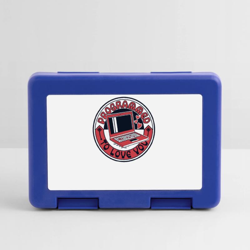 Programmed To Love You Developer Coder Lunchbox