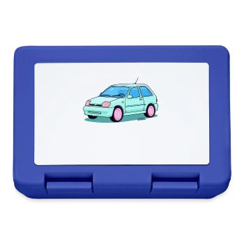 Cute and ascetic car fashion - Lunchbox - royal blue - Front