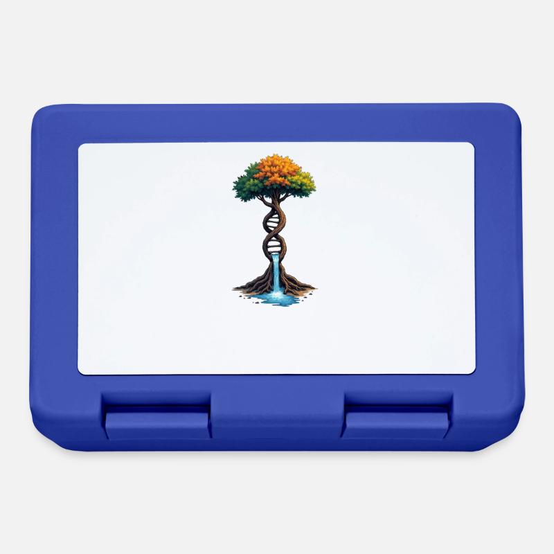 Cascade de l’arbre de vie de l’ADN - Boîte à goûter - bleu royal