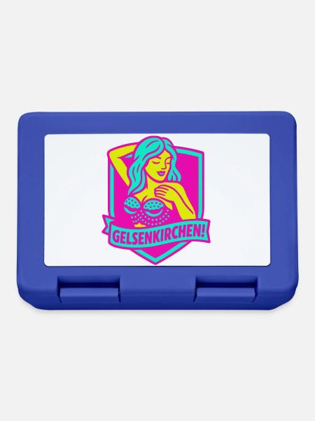 Gelsenkirchen Superstar in pink - Brotdose - Royalblau