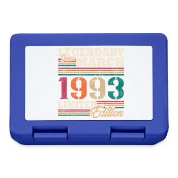 Legendary March 1993 limited edition - Lunchbox - royal blue - Front