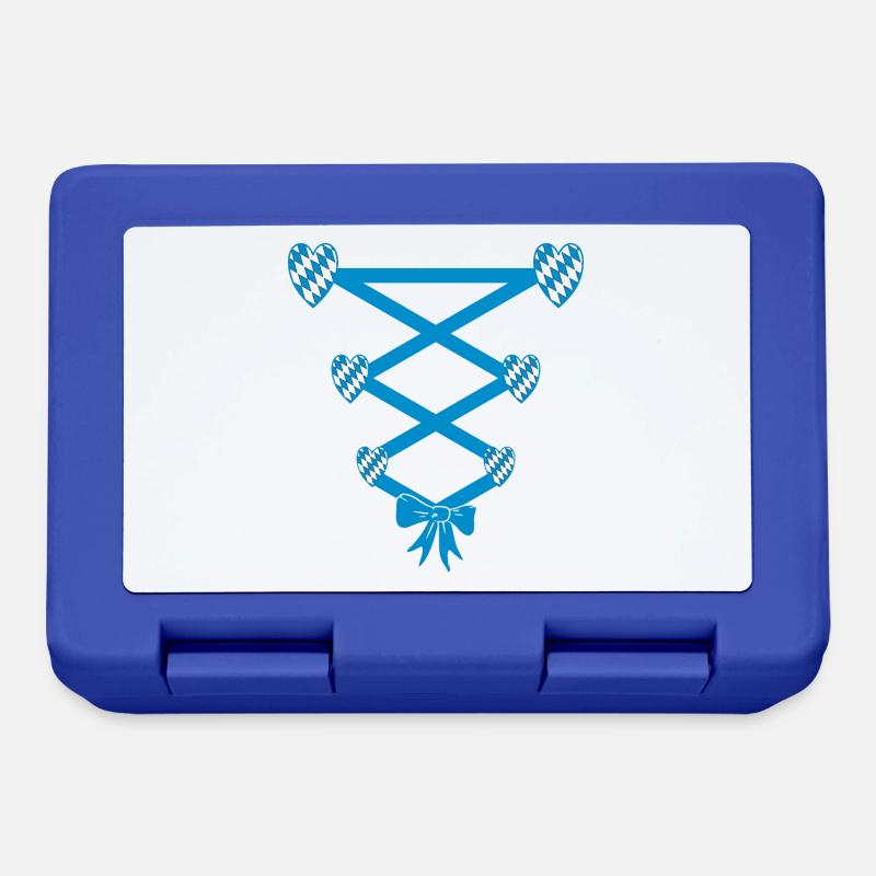 Volksfest Dirndl Replacement - Lunchbox - royal blue