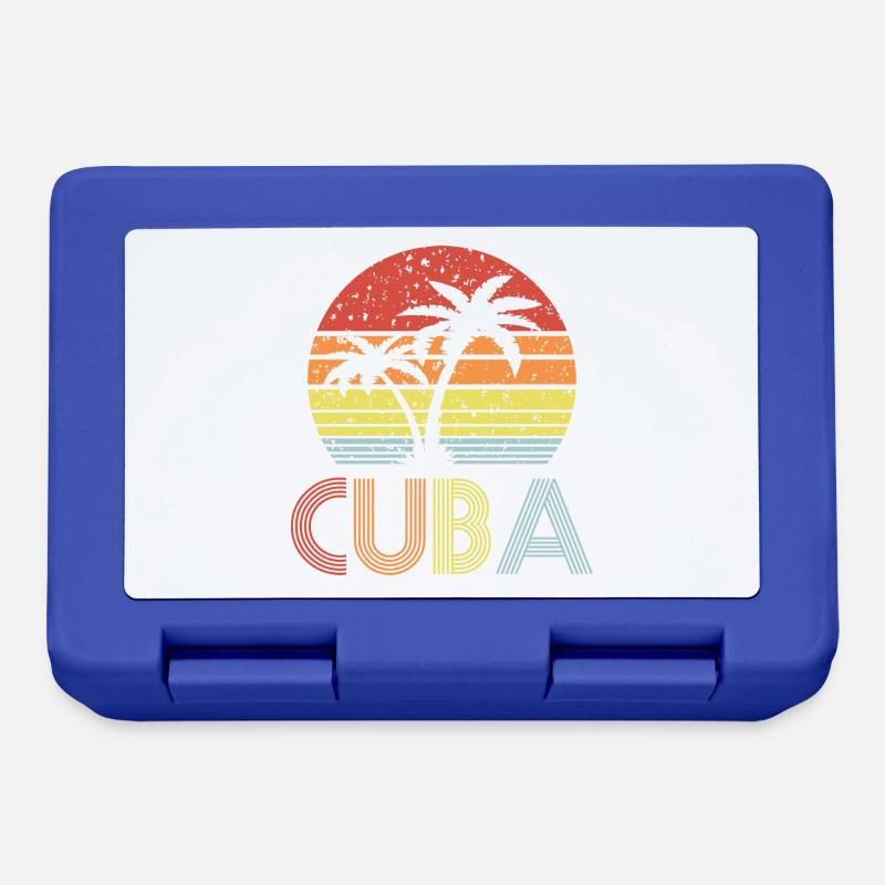 Cuba - Boîte à goûter - bleu royal