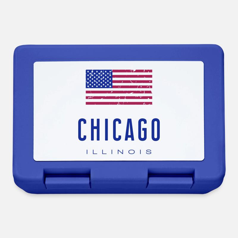 Chicago /// Illinois - Boîte à goûter - bleu royal