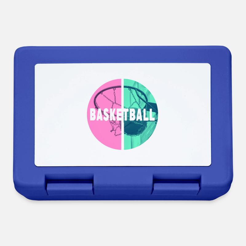 Basketteur Basketteur Basketteur Dunking Sport Player - Boîte à goûter - bleu royal