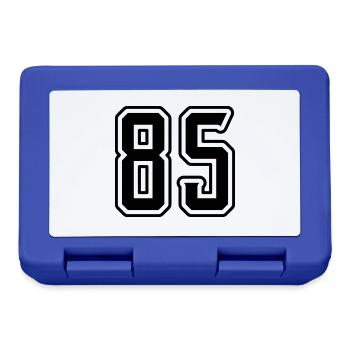 Symbole numérique 85 - Boîte à goûter - bleu royal - Devant