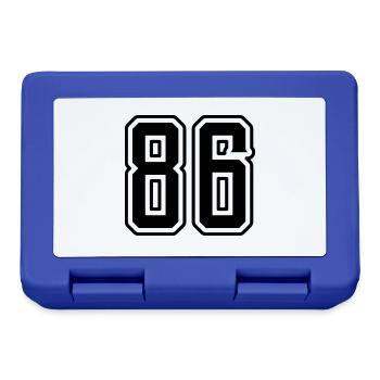 86 number symbol - Lunchbox - royal blue - Front