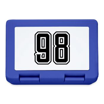98 number symbol - Lunchbox - royal blue - Front