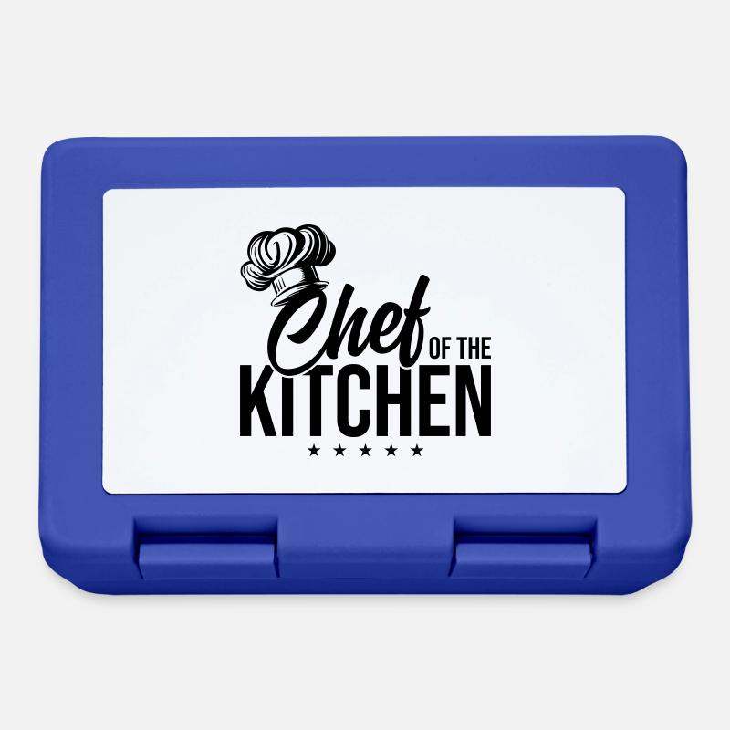 Chef Chapeau de Chef Chef - Boîte à goûter - bleu royal