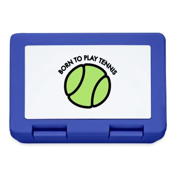 Tennis - Brotdose - Royalblau - Vorne