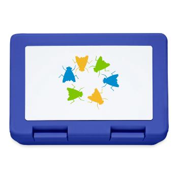 Colorful House Flying Group Team - Lunchbox - royal blue - Front