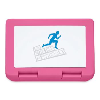 run better than government - Lunchbox - pink - Front