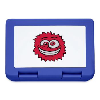 Monster Crazy Comic Face - Lunchbox - royal blue - Front