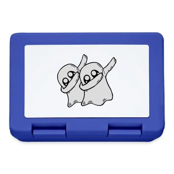2 Dabbing Ghosts Friends - Boîte à goûter - bleu royal - Devant