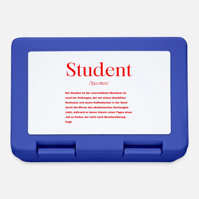 Student Definition - Brotdose - Royalblau