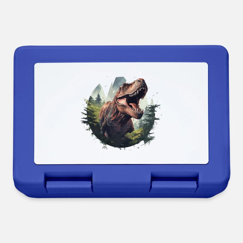 T-Rex - Lunchbox - royal blue