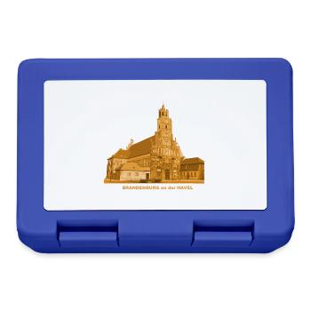 Brandebourg, Havel, Vieille ville, Hôtel de ville, Gothique - Boîte à goûter - bleu royal - Devant