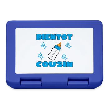 BIENTOT COUSIN - Boîte à goûter - bleu royal - Devant