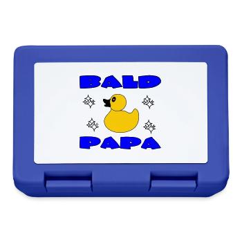 BALD PAPA - Lunchbox - royal blue - Front