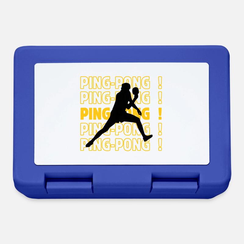 ping-pong ping - Lunchbox - royal blue