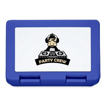 duck party crew - Brotdose - Royalblau - Vorne