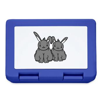 2 Bunnies Fat Friends Team Crew Surpoids Fat - Boîte à goûter - bleu royal - Devant