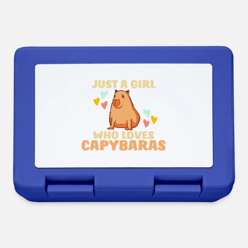 Capybara capybara capybara rodent - Lunchbox - royal blue