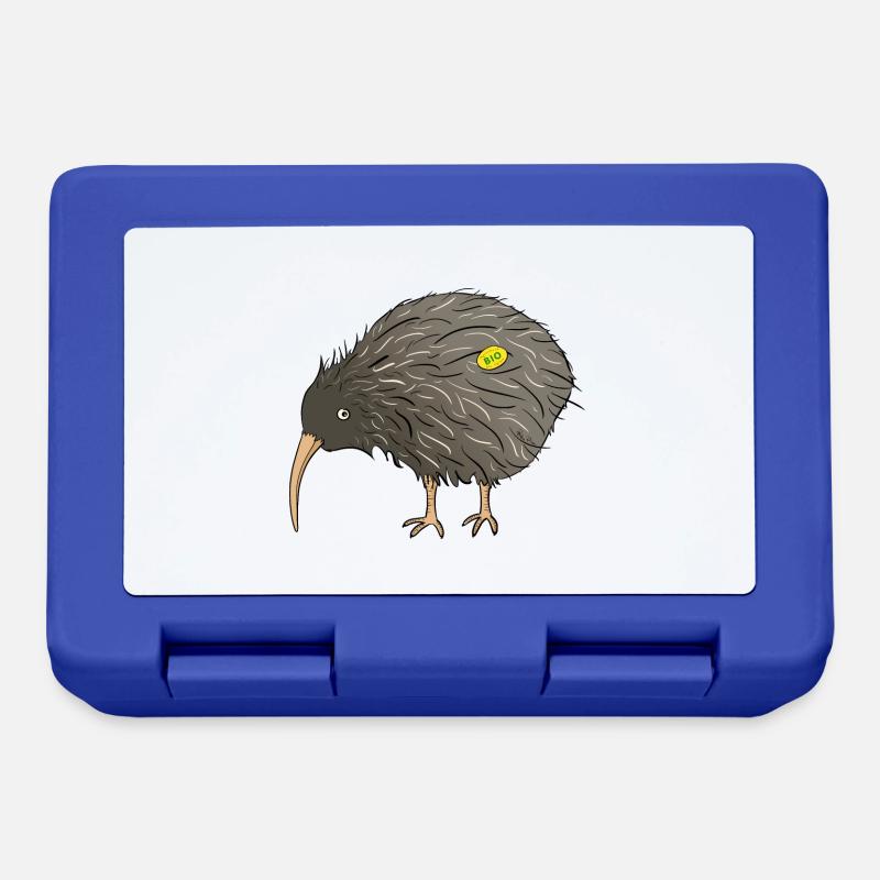 Kiwi bio - Boîte à goûter - bleu royal