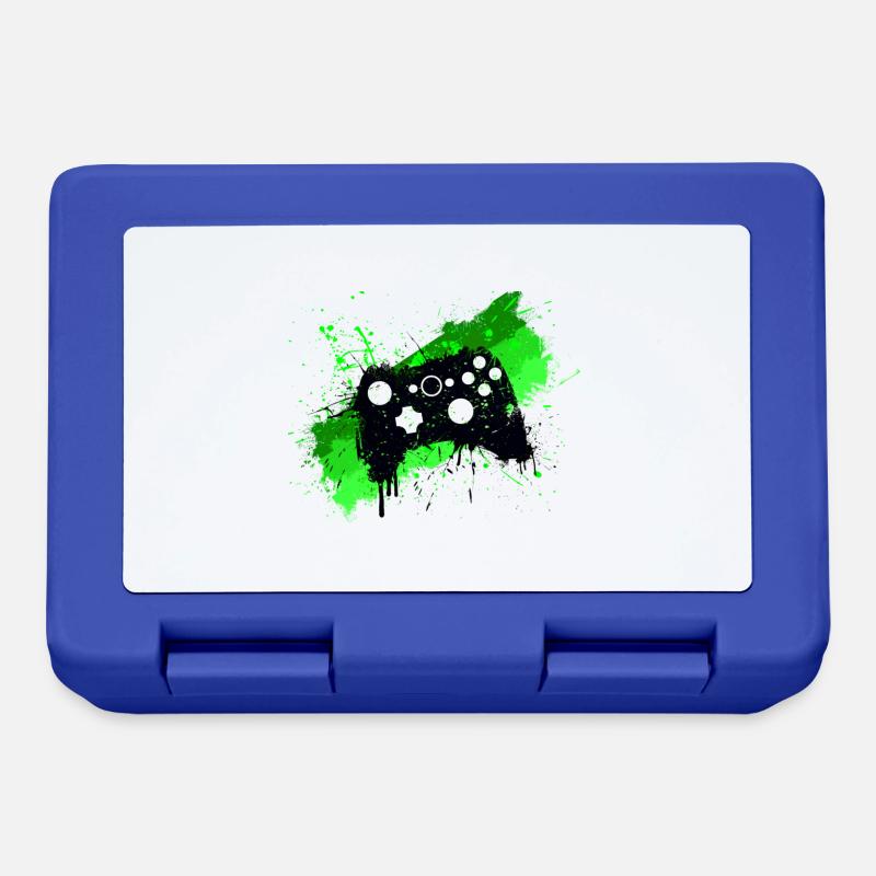 Box Graffiti Gamer - Lunchbox - royal blue