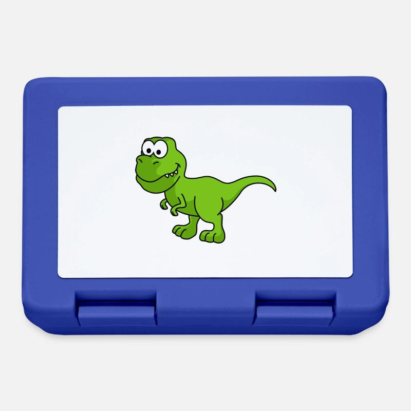 Dinosaurier T-Rex Comic - Brotdose - Royalblau