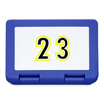 23 Number College - Lunchbox - royal blue - Front