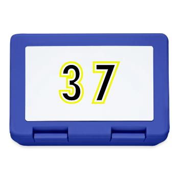 37 Number College - Lunchbox - royal blue - Front