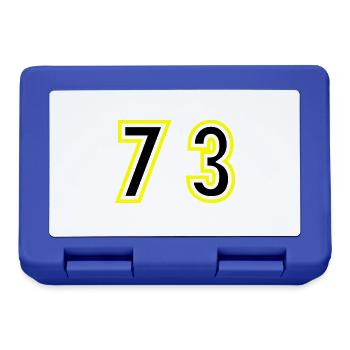 73 Number College - Lunchbox - royal blue - Front