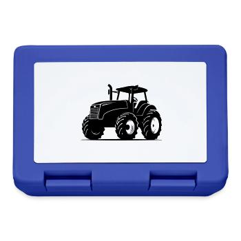 Traktor Farmer Symbol Bauer - Brotdose - Royalblau - Vorne