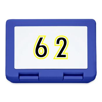 62 Number College - Lunchbox - royal blue - Front