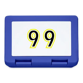 99 Number College - Lunchbox - royal blue - Front