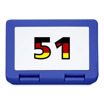 51 Number Germany Jersey - Lunchbox - royal blue - Front