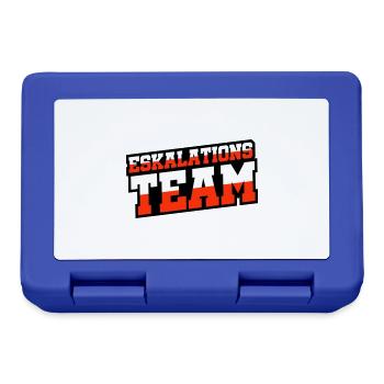 Eskalations Team - Brotdose - Royalblau - Vorne