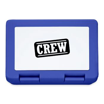 Crew stamps - Lunchbox - royal blue - Front
